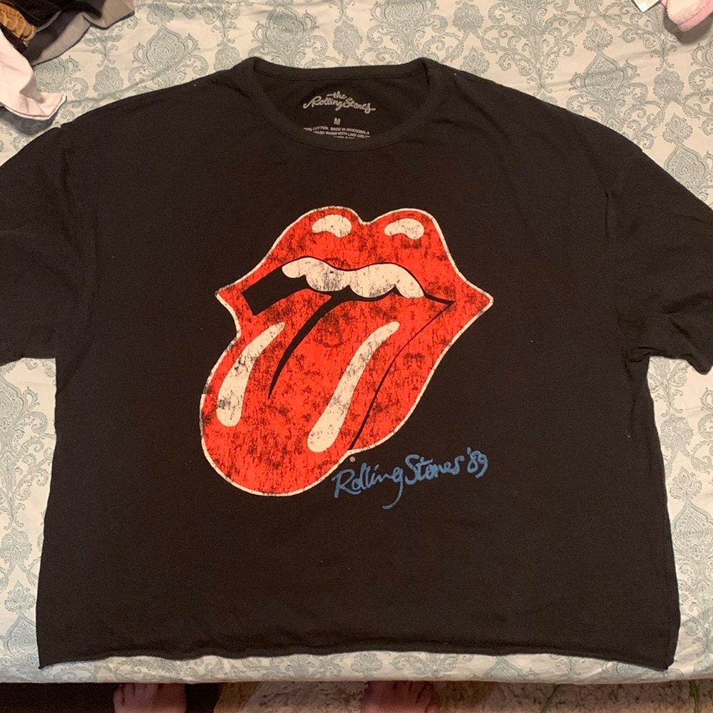 Rolling Stones cropped Tee